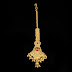 Beautiful bridal nethi chutti designs with small red stone