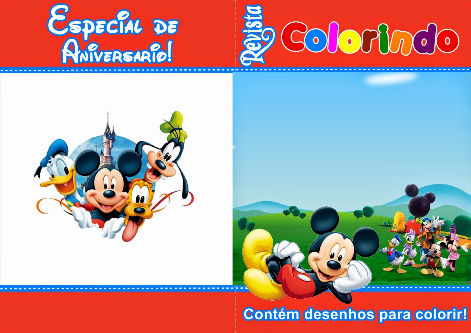 Kit com 5 Revistinhas pra colorir Sonic