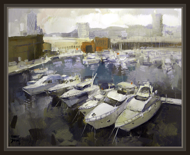 BARCELONA-PORT-FORUM-PINTURA-IMPRESIONISTA-CUADROS-PINTOR-ERNEST DESCALS-