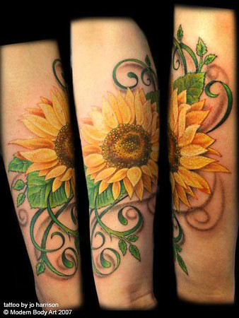 Sunflower Tattoo