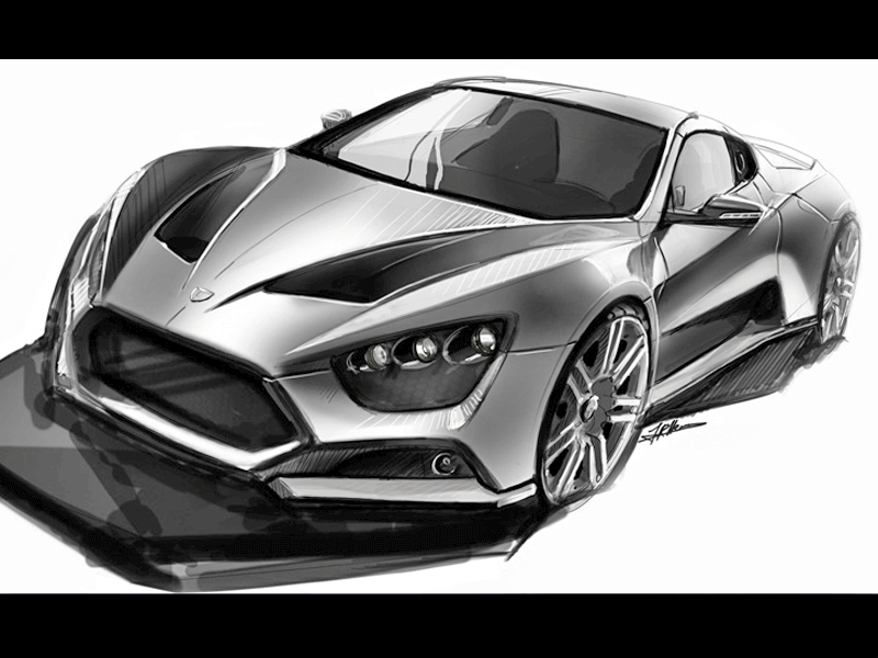 Zenvo st1 черный
