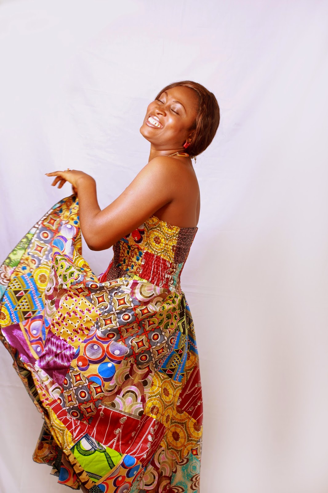 ankara patchwork dresses