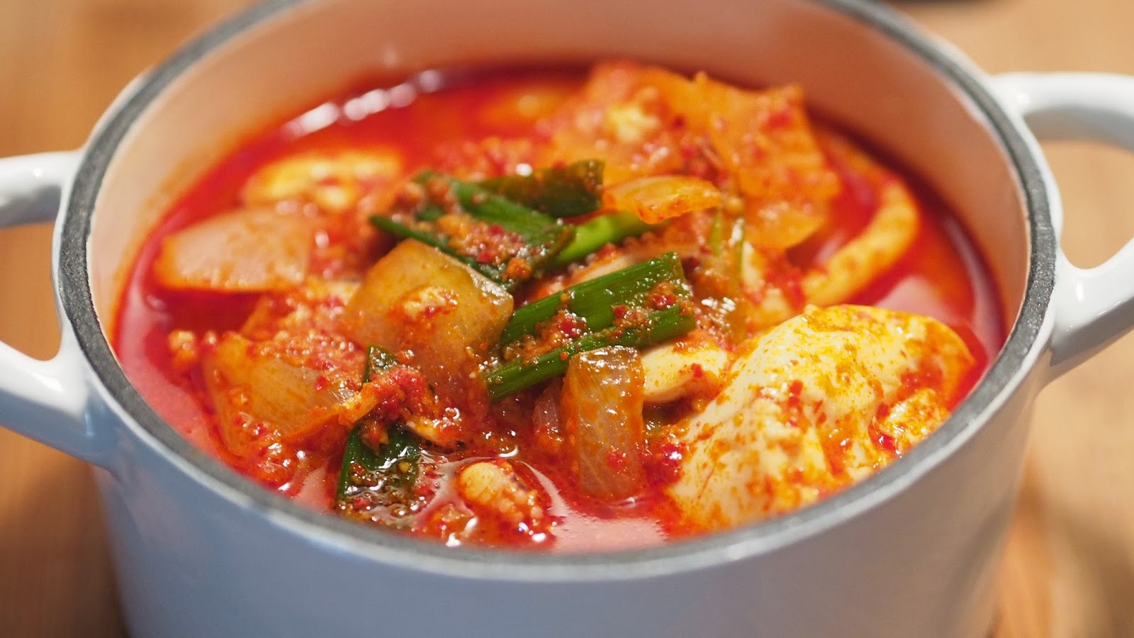 Seafood Tofu Soup(순두부찌개) Love + Cook