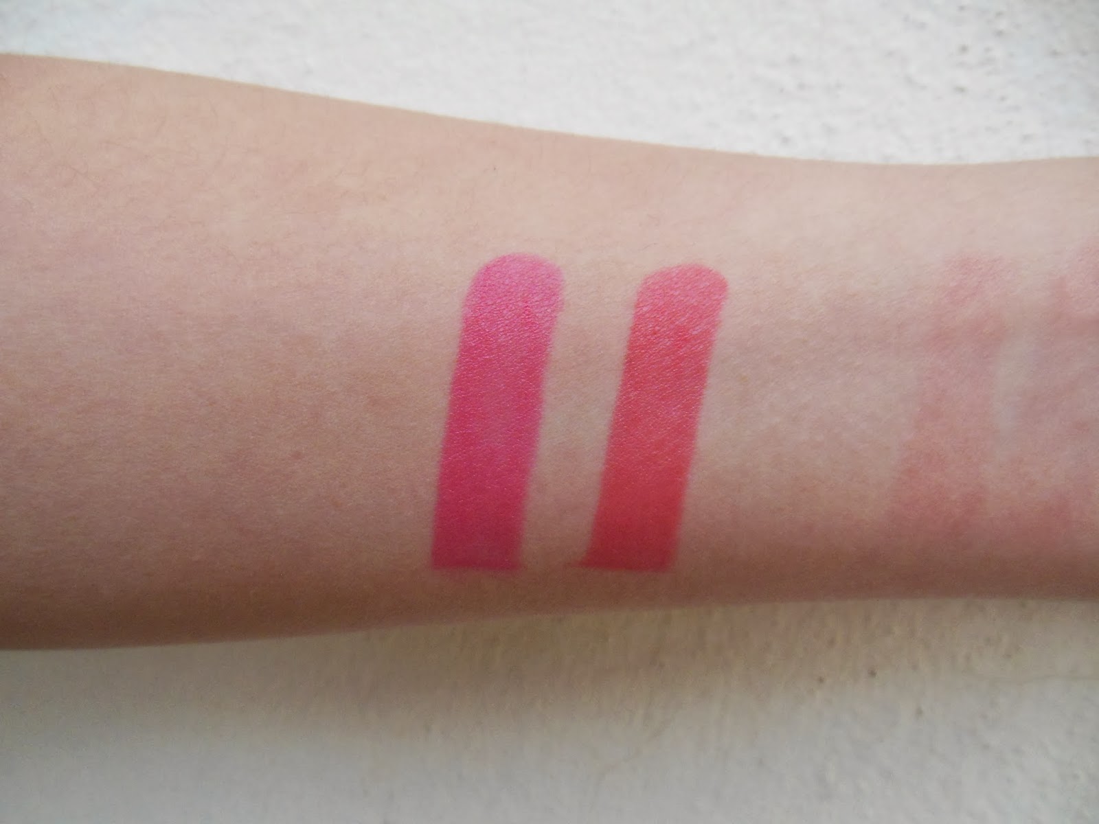Chanel Rouge Allure Fougueuse (138) and Melodieuse (136)