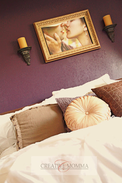 Wall decor, purple wall