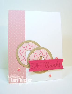 Sweet Thanks card-designed by Lori Tecler/Inking Aloud-stamps and dies from Reverse Confetti