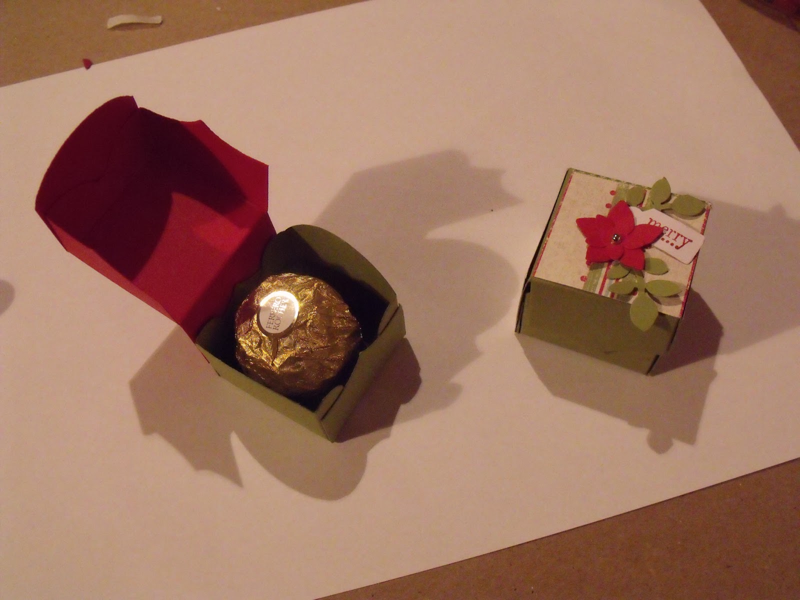 Stamping Every Day Ferrero Rocher Boxes.