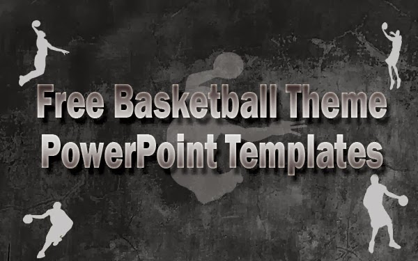 Basketball Theme PowerPoint Template Image