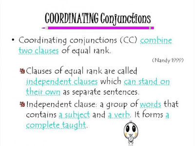 coordinating conjunction list
