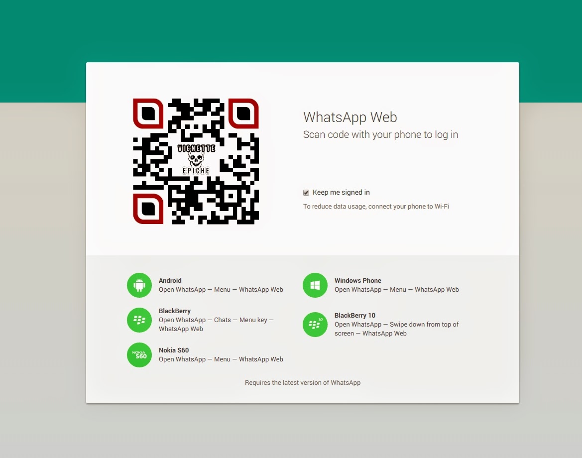 QRCode WhatsApp Web QRCode WhatsApp Web