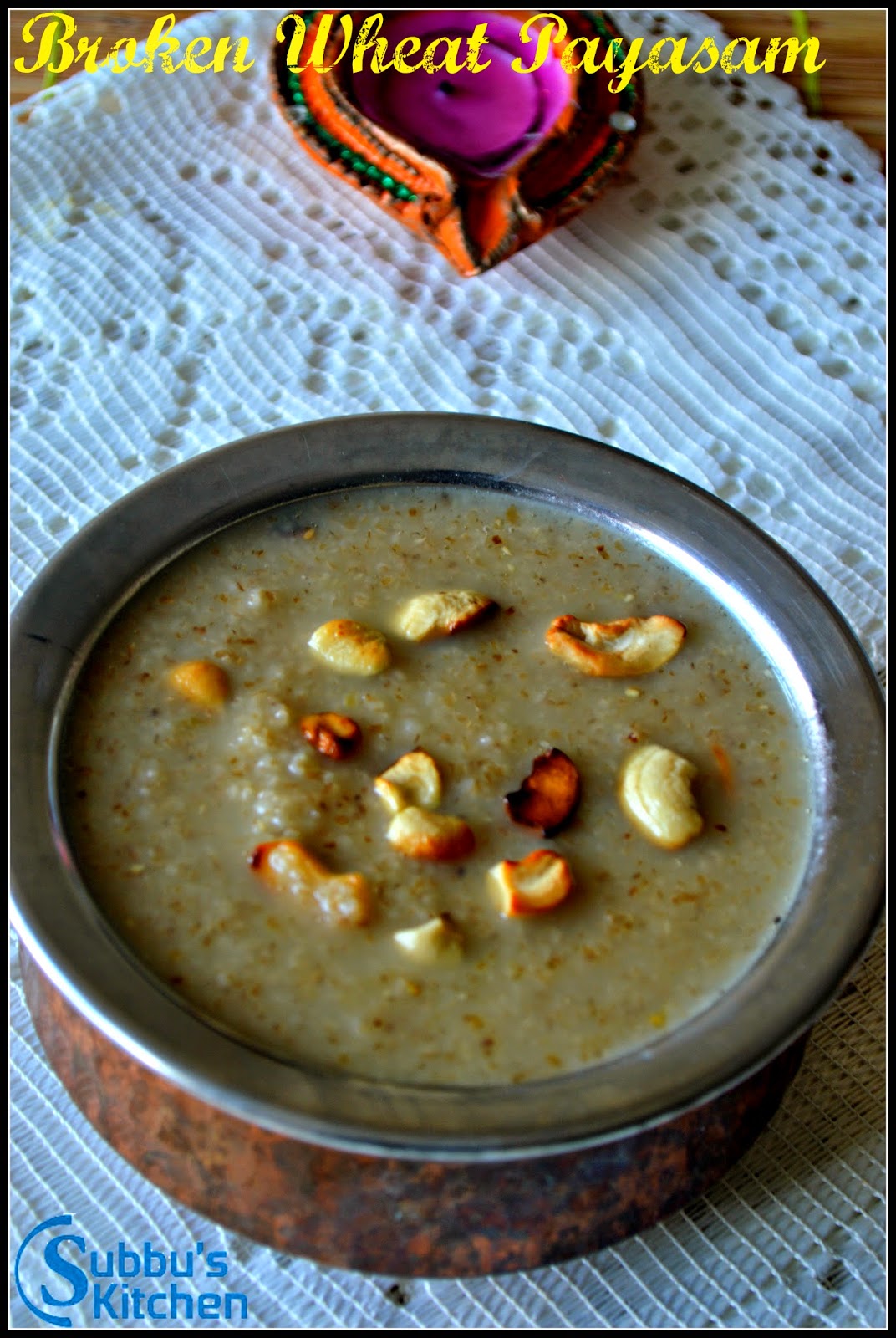 Godhuma Rava(Broken Wheat) Payasam | Daliya Kheer Godhuma Rava(Broken Wheat) Payasam | Daliya Kheer