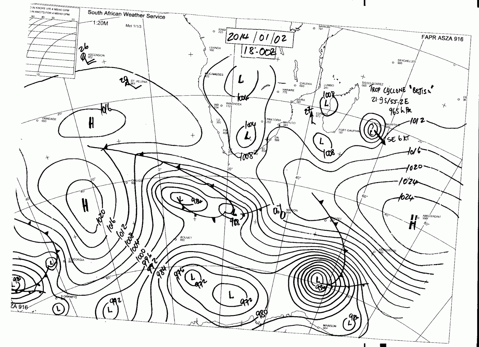 Sa Weather Forecast Synoptic Chart