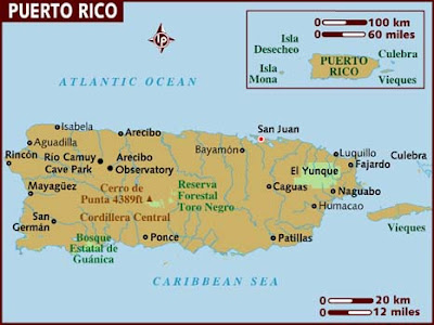 mapa de Puerto Rico