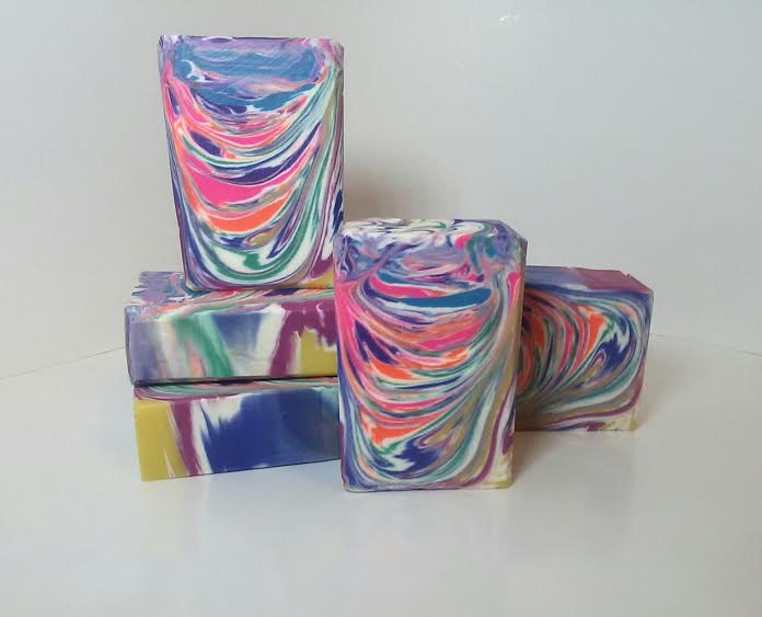 Handmade soap by Lede V. Clyde Slide Challenge Club The birth of the