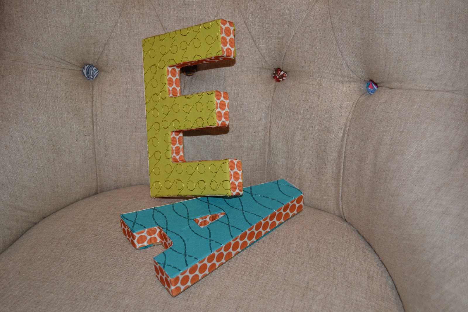 Beth Allison's Wonderland Paper Covered Letters Tutorial