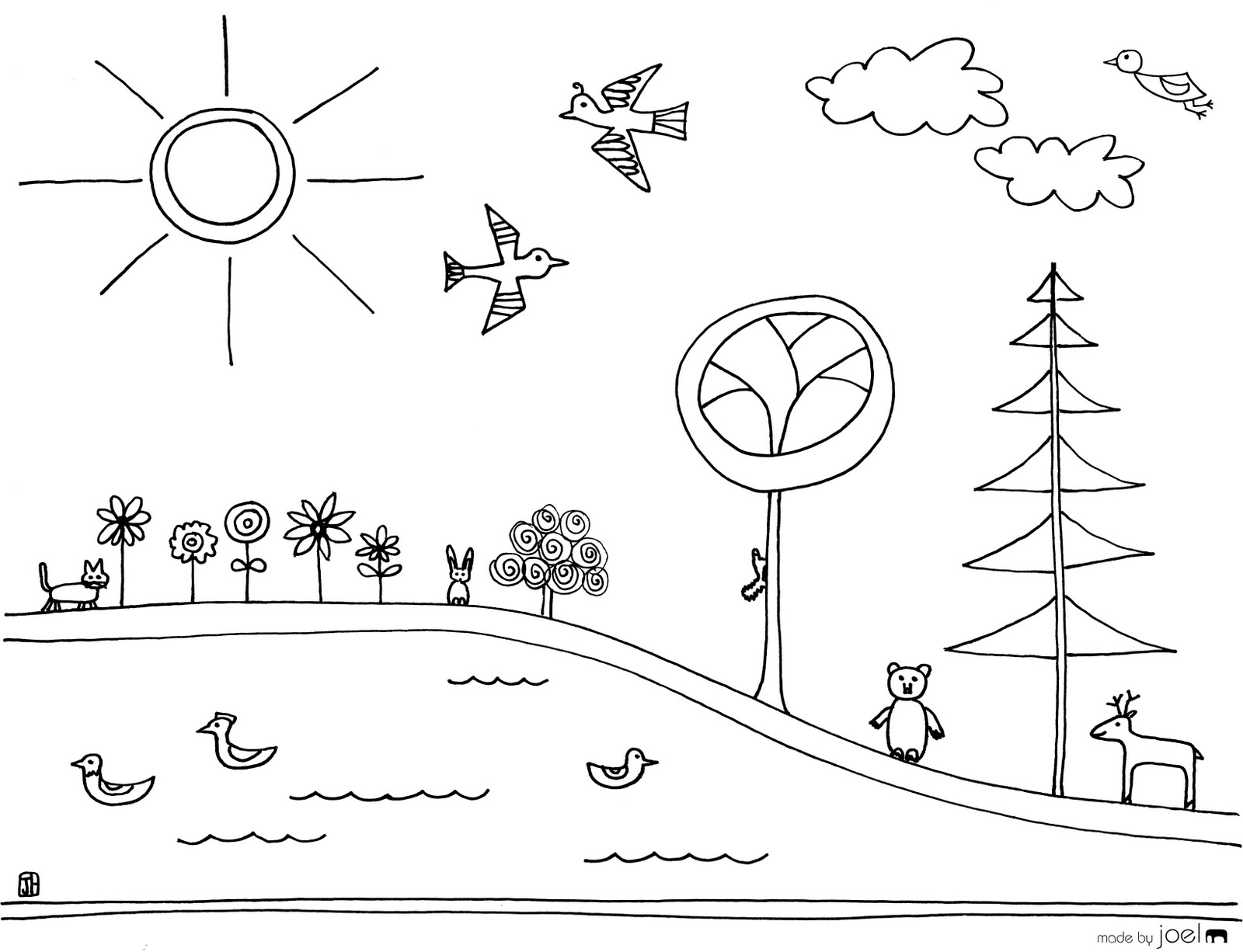 Planet Colouring Sheets