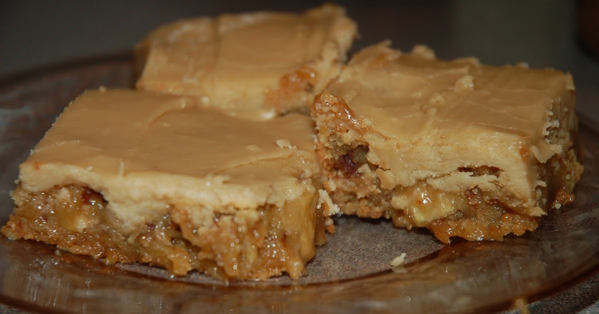 Lori Blaine Apple Toffee Blonde Brownies OMGOSH Yummy!