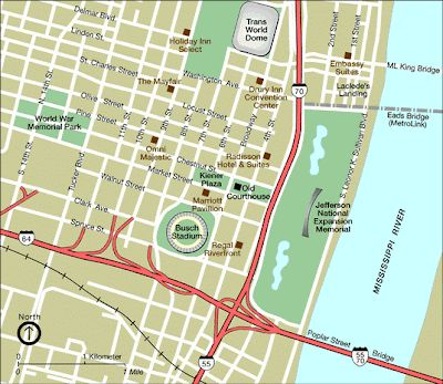 St Louis map