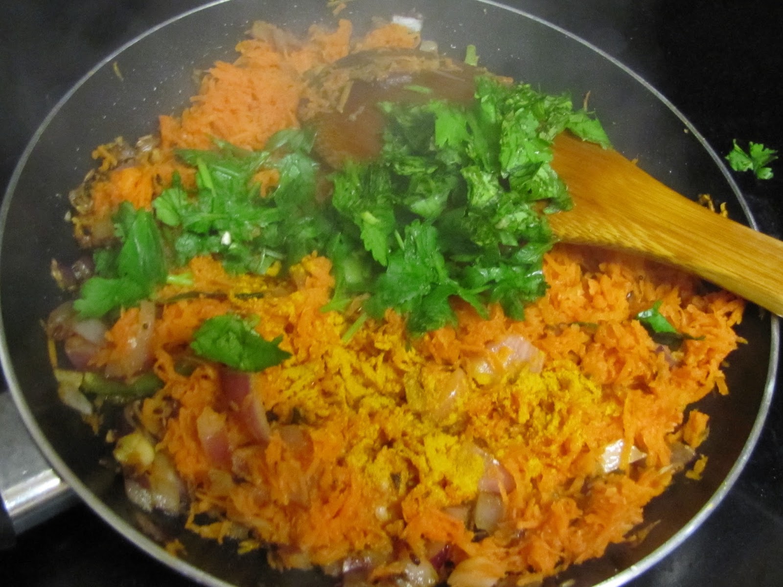 Carrot Rice Carrot Sadam Easy Lunchbox recipe Nithya's Nalabagam