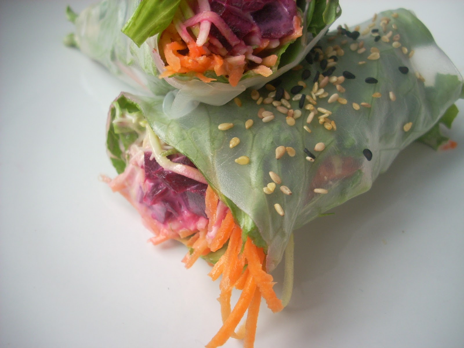 La Flexitarienne Rouleau printanier carotte & betterave