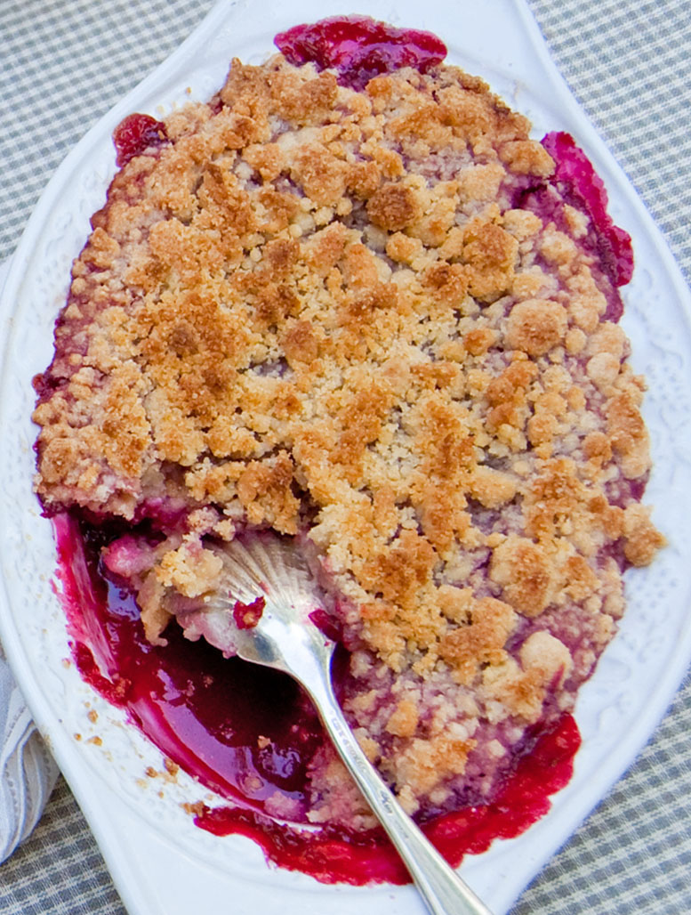 Fresh Raspberry Cobbler& Back in My Berry Foraging Glory Again