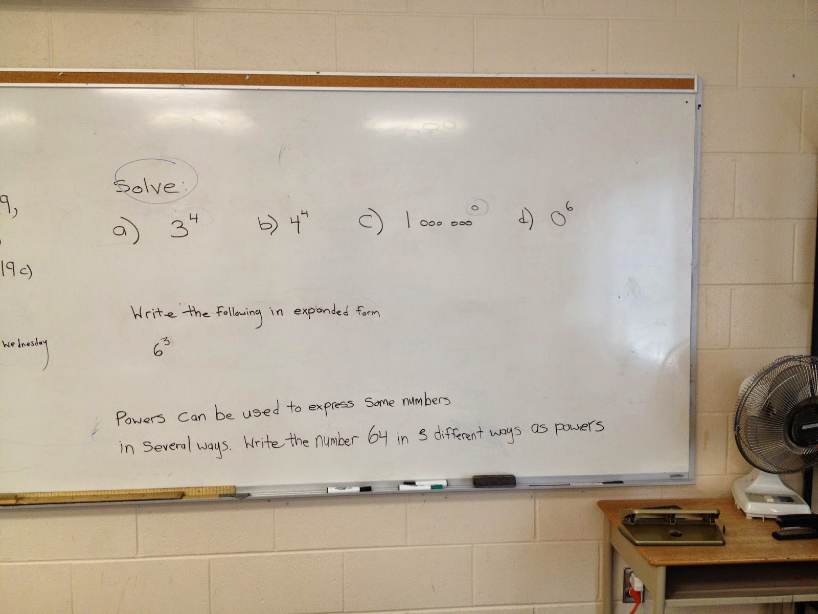 Mr. Kaufman's Grade 7 Blog: Math Questions- Part 1