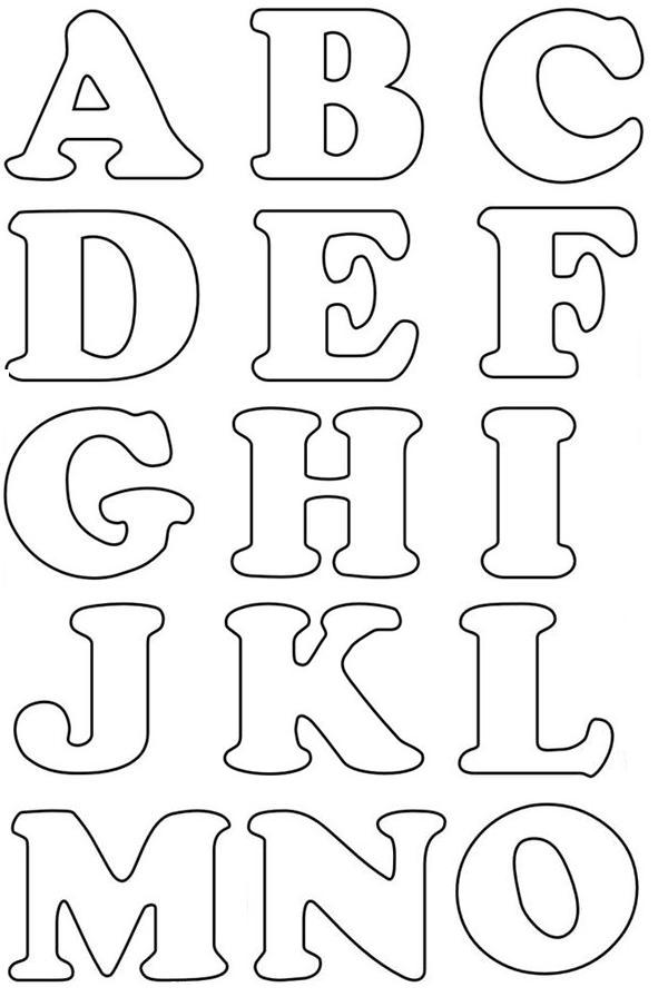 MOLDES DE LETRAS PARA IMPRIMIR