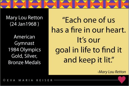 Quote: Mary Lou Retton.