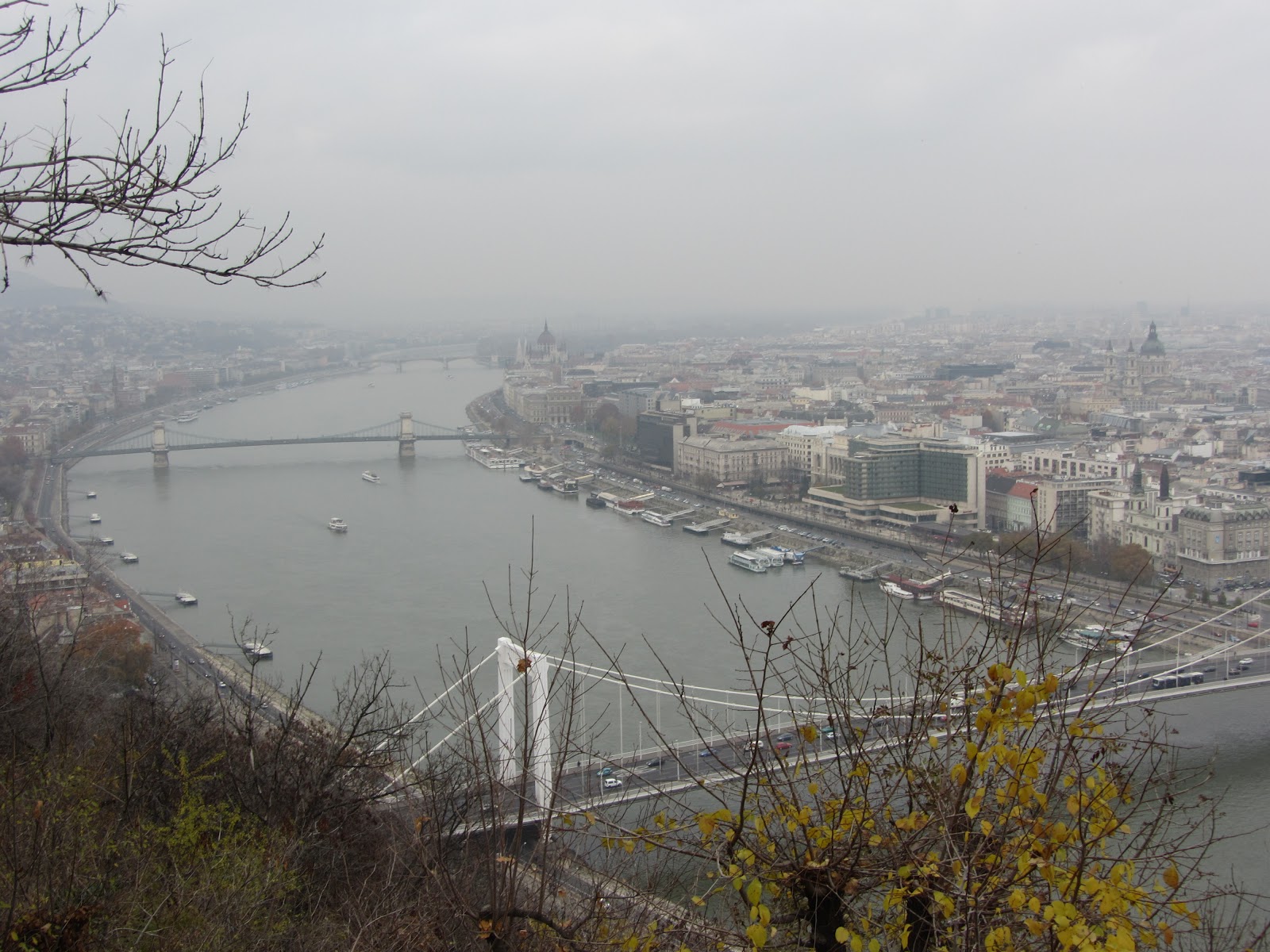 View of the Danube from Gellért Hill