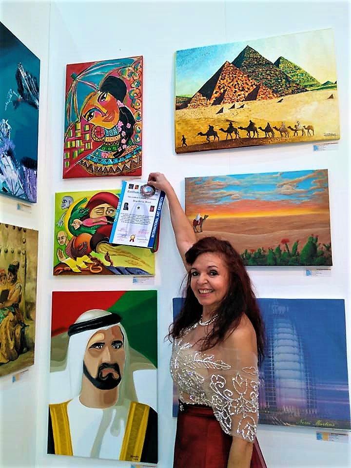 MEDALHA BRONZE ■ MOSTRA DE ARTE INDEX DUBAI WORLD TRADE CENTRE UAE
