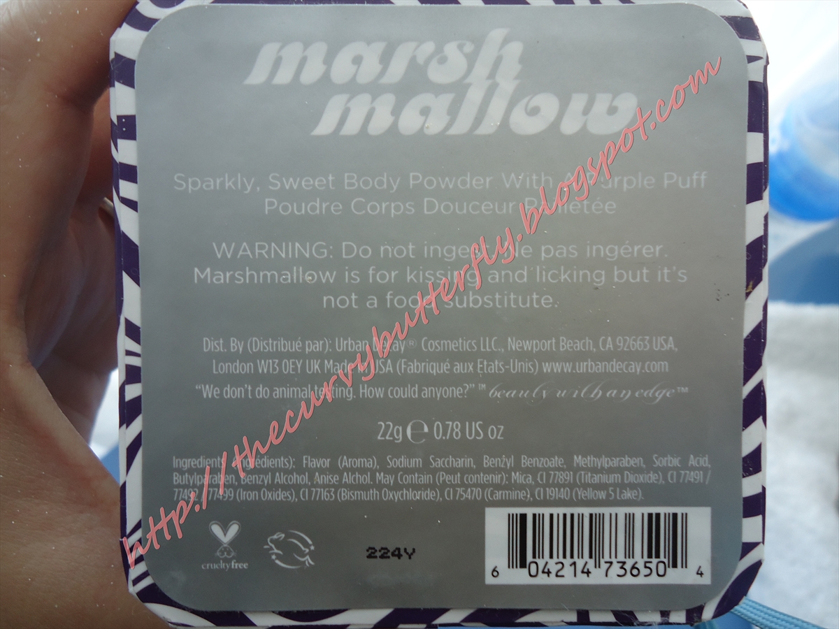 Curvy ʚϊɞ Butterfly REVIEW Urban Decay Sparkling Lickable Body