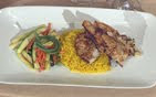 Chicken with Saffron Rice and Baby Vegetables Recipe