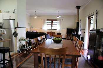 Dining Room Looking Into Kitchen and Lounge Room