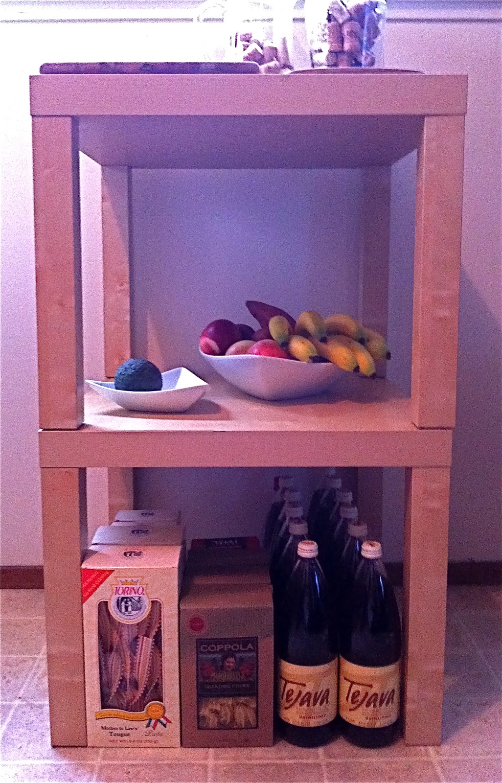 Satin And Salt DIY extra counter space