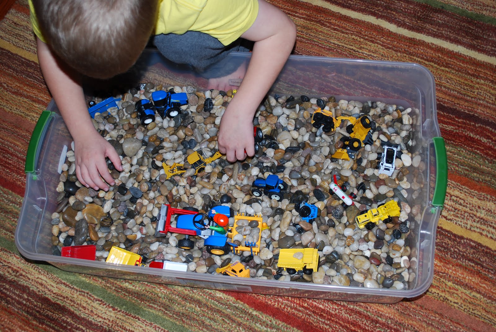 At the end of the drive... Kid's Sensory Play Boxes