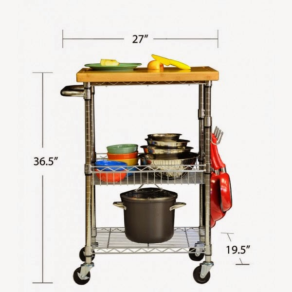 Trinity EcoStorage Bamboo Kitchen Cart Giveaway Trinity EcoStorage Bamboo Kitchen Cart Giveaway