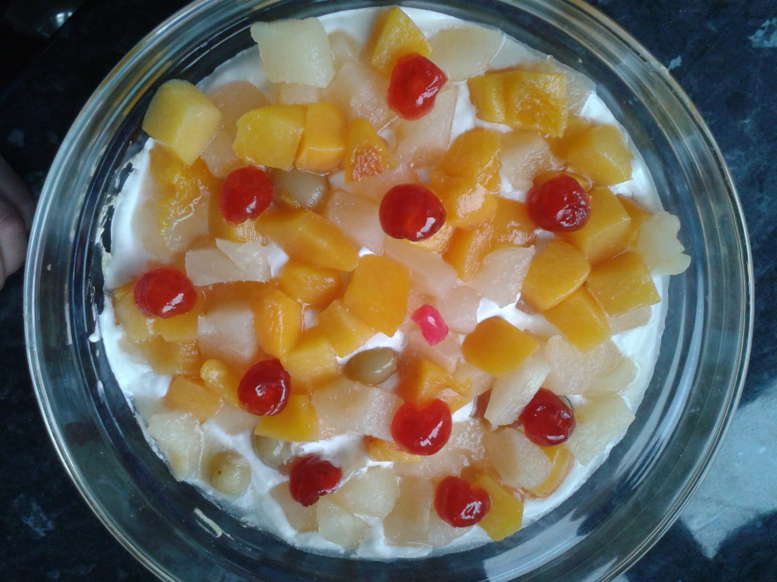 Easy Indian recipes Trifle fruit pudding