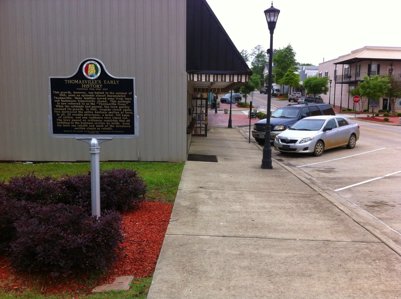 Dispatches from the LPOP Historical marker says Thomasville was named after U.S. Civil War general