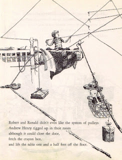 Andrew Henry's elaborate pulley system Andrew Henry's elaborate pulley system