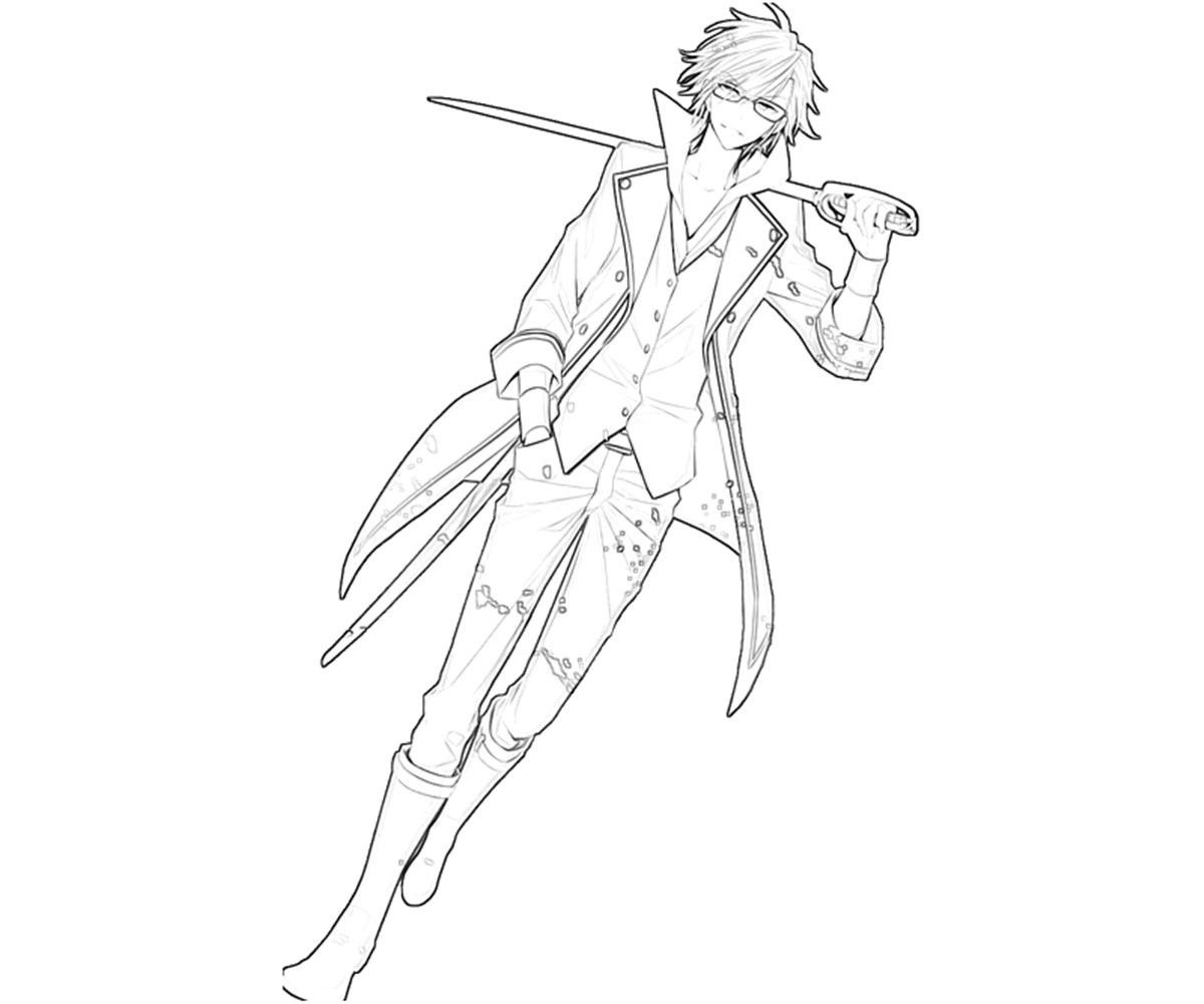 Printable Saruhiko Fushimi Sword Coloring Pages printable-saruhiko-fushimi-sword-coloring-pages