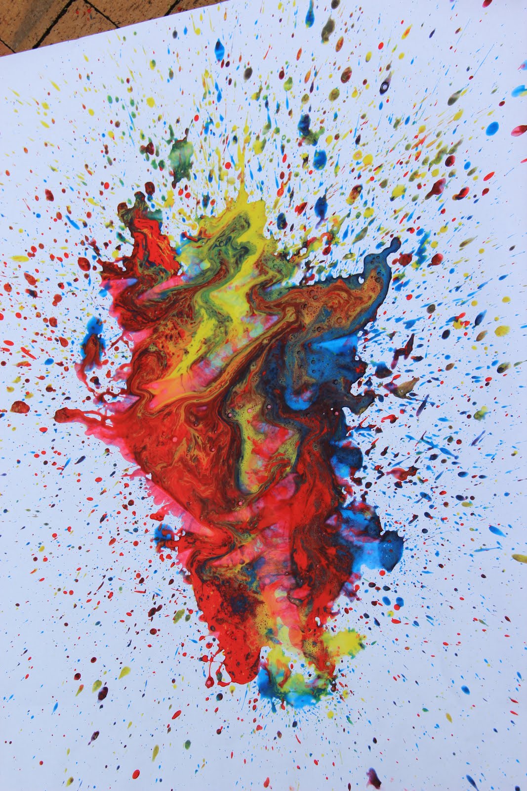 What do you do all day? Squeeze painting