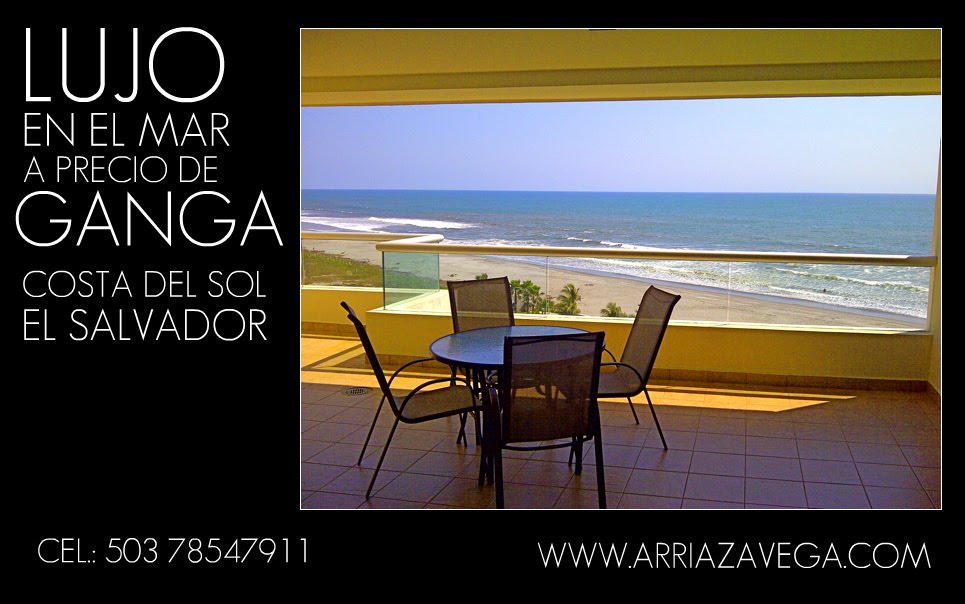 BIENES RAÍCES EN EL SALVADORARRIAZA VEGA Apartamento de lujo en venta en La Costa del Sol a