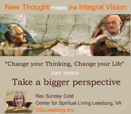 Ken Wilber meets Ernest Holmes, New Thought meets Integral