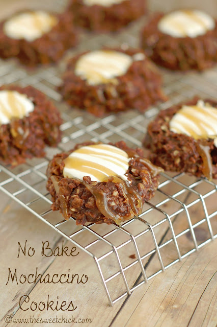 No Bake Mochaccino Cookies | http://homemaderecipes.com/course/desserts/10-no-bake-cookie-recipes/