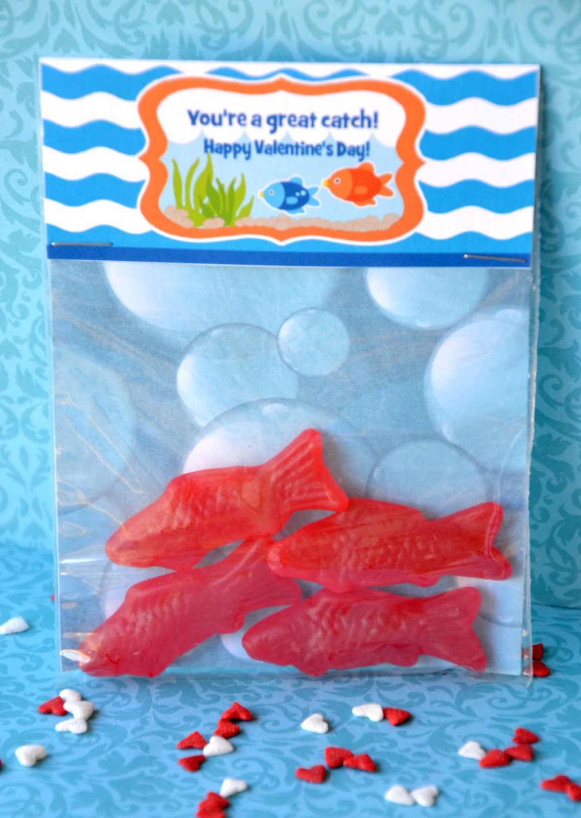 Swedish Fish Valentines Free Printable