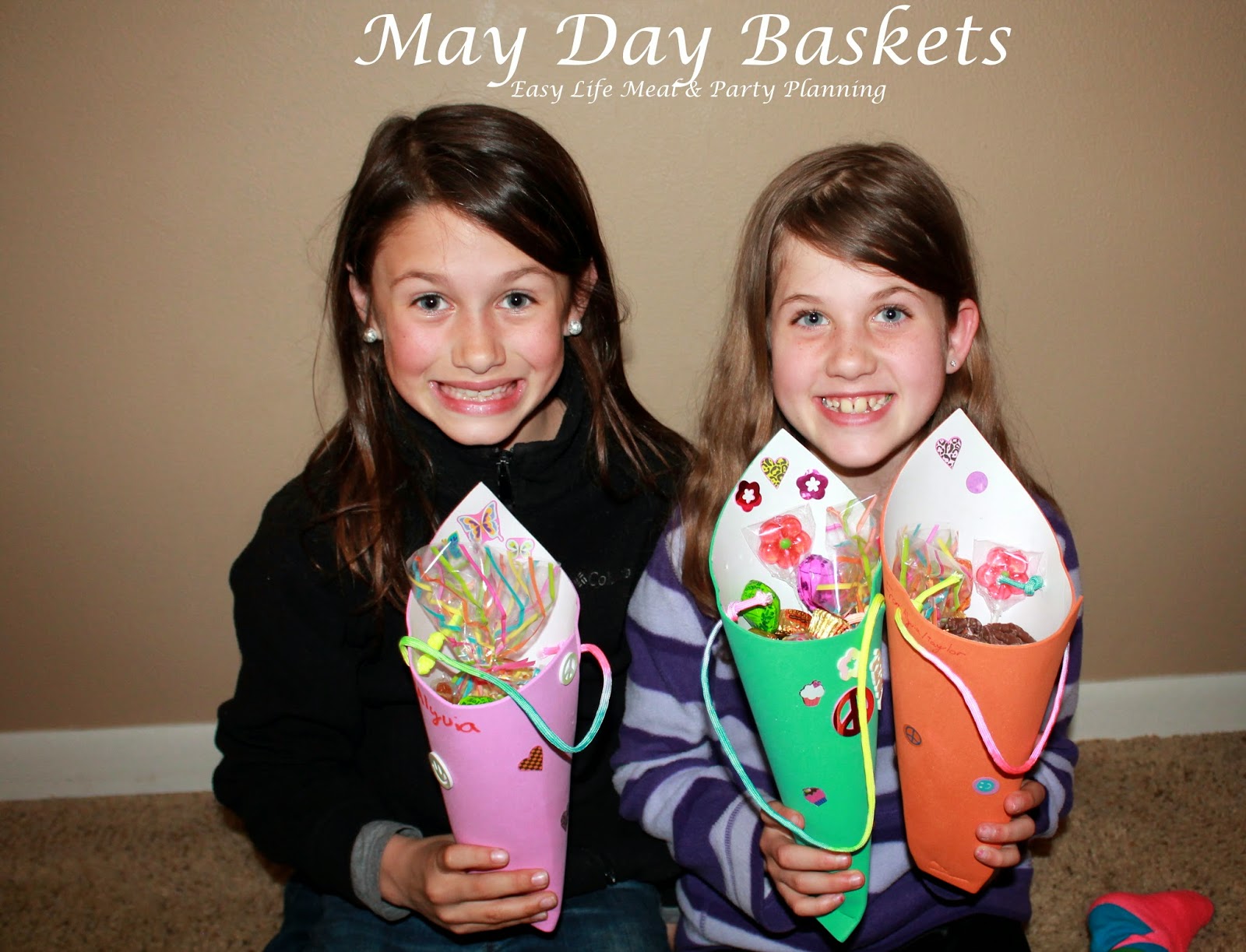 May Day Baskets - Easy Life Meal & Party Planning