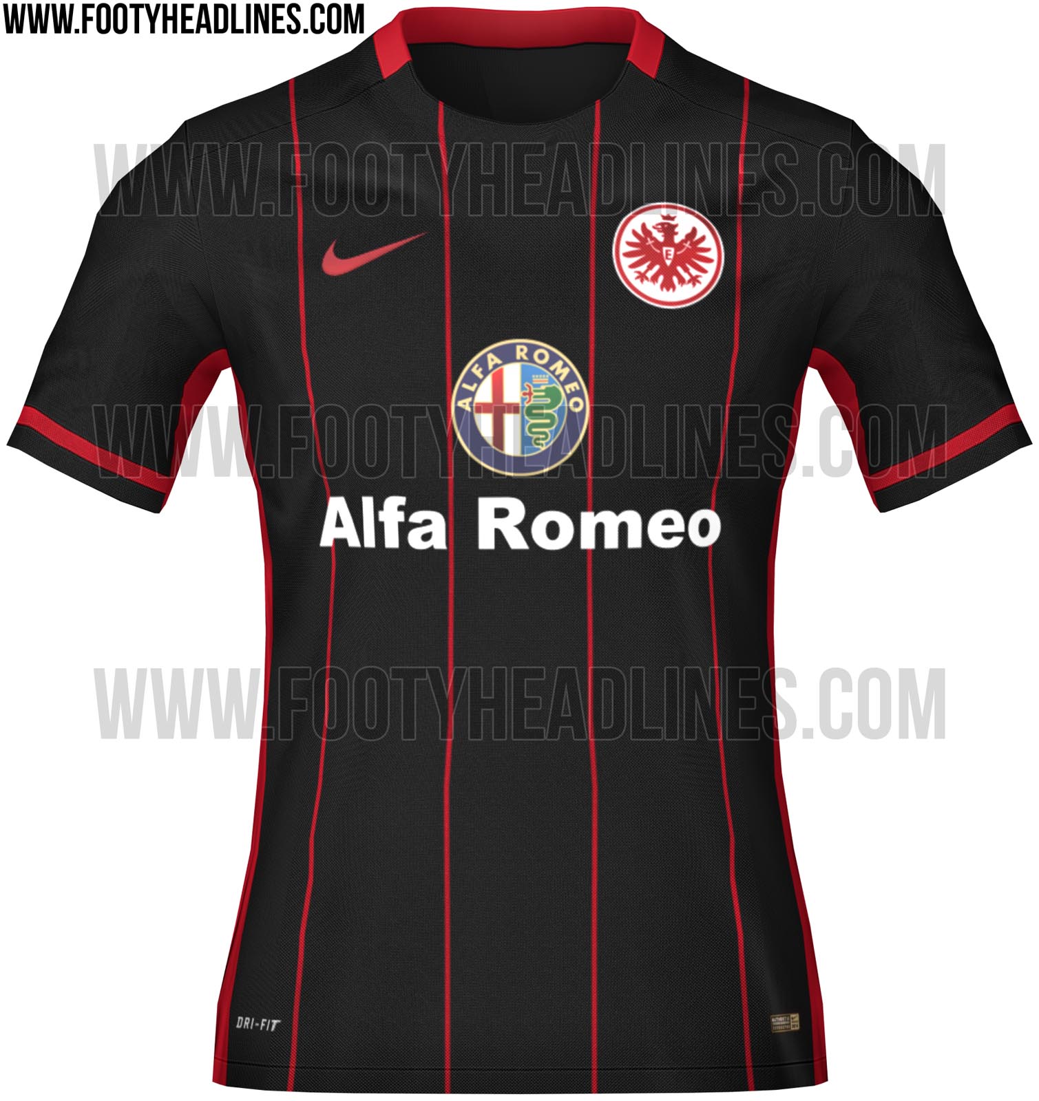 Nike Eintracht Frankfurt 1516 Kits Leaked Footy Headlines