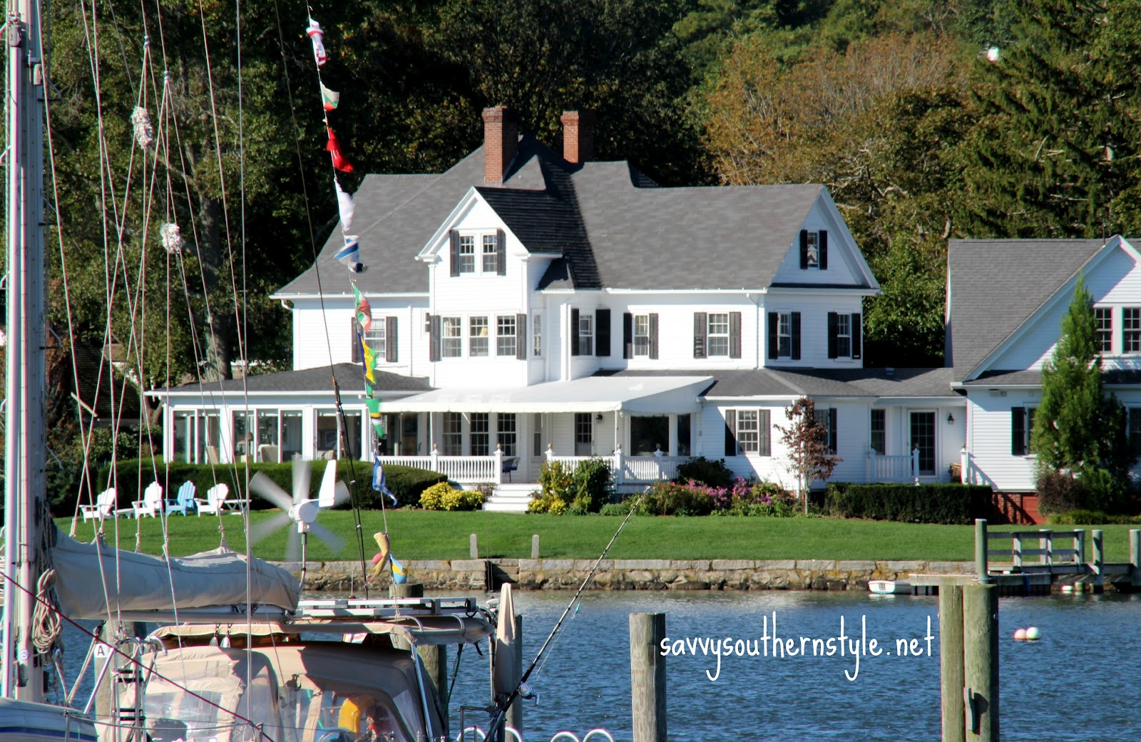 Savvy Southern Style Architecture of Beautiful Mystic, Ct.