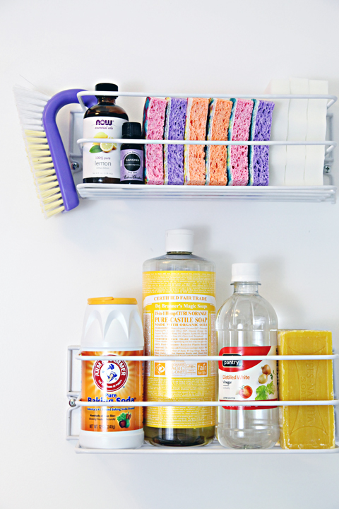 How to Organize a Cleaning Cabinet - Twelve On Main