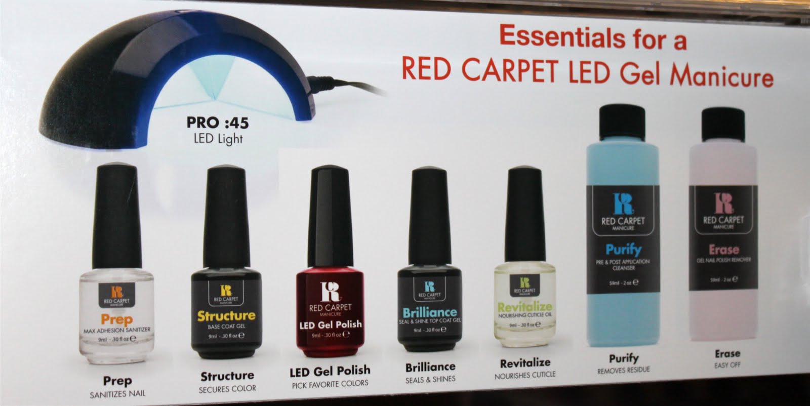 The Nail Polish Exchange: Red Carpet Manicure LED Gel At-Home Manicure